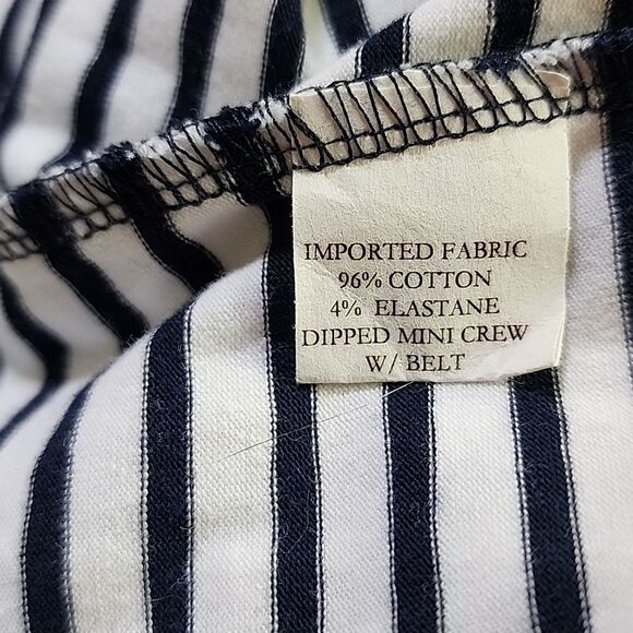 Chaiken Long Sleeve Dipped Cotton Shift Dress Small - Picture 6 of 7